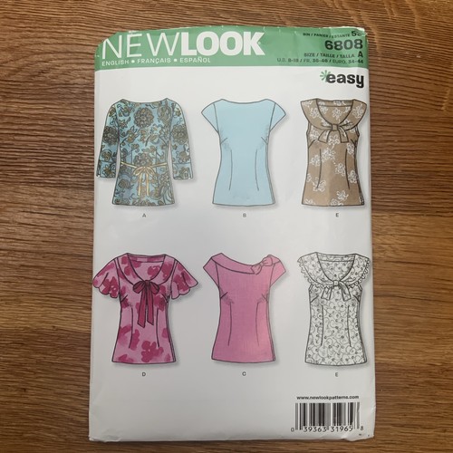New look 6808 - look, tops