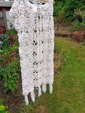 Soft Chunky Long Crochet Waistcoat