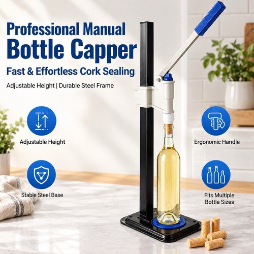 Manual bottle cap - bottle,