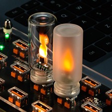 USB LED Flame Type Night Light