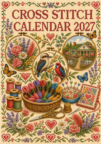 Cross stitch themed 2027
