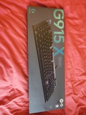 Logitech G915 x Mechanical Gaming Keyboard Tactile, Black, Wired