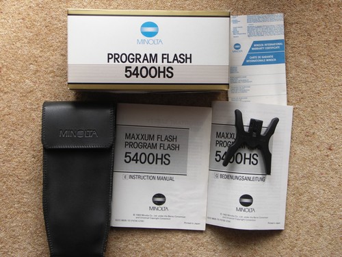 Minolta 5400hs program flash - minolta,