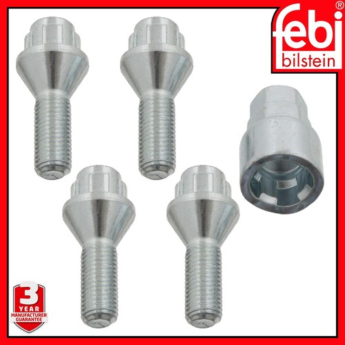Lockable wheel bolt set - set, febi