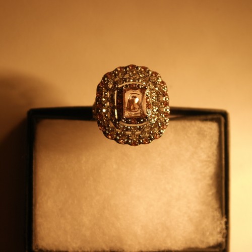 Nice ring with - ring, topaz