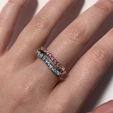 9 ct Gold Ring Rhodolite