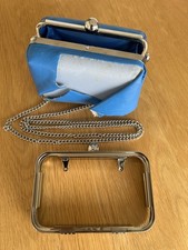 Silver Metal Purse Handbag Bag