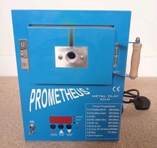 Prometheus Pro-1-PRG Blue Jeweller's Electric Kiln with Metal Clay Presets