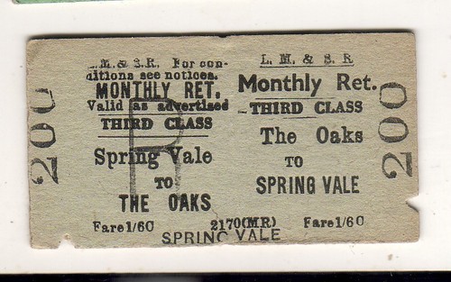 Railway ticket lmsr - lmsr, the