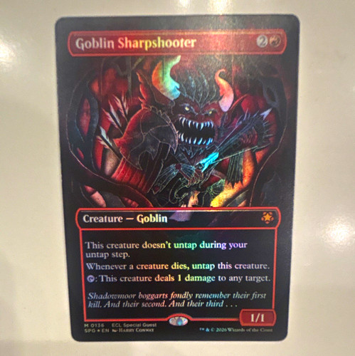 Mtg goblin sharpshooter foil - mtg,