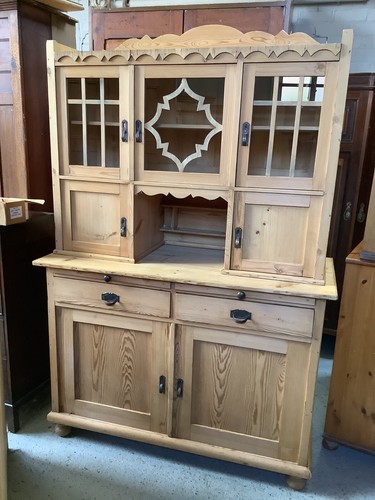 Large antique pine dutch - antique,