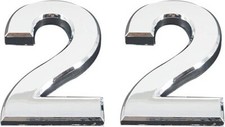 2 Pieces Self-Adhesive House Numbers 2 2  High Door Address Stickers (2.75 inch)