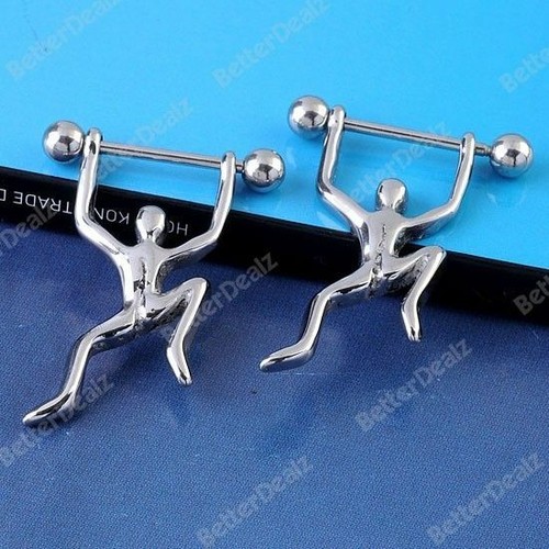 2pcs body jewelry climbing man - jewelry,