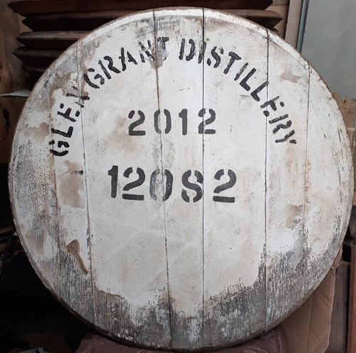 Reclaimed whisky cask end - reclaimed, end,