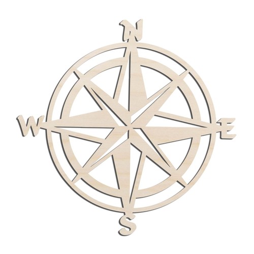 Compass nautical laser cut - laser, out