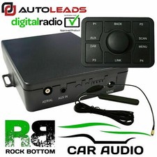 FM Transmitter In Car Stereo DAB+ Radio Aux In Adaptor & Aerial Fits Mercedes