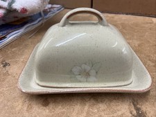 Denby Greenwheat Butter Dish