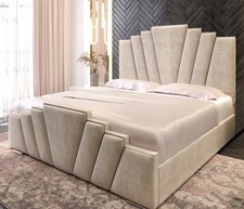 Art Deco Crown Panel Bed Frame