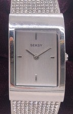 Sekonda Seksy Krystal Stainless Steel Classic Analogue Quartz Watch 2410