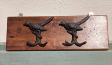 Metal Bird Coat Hooks On