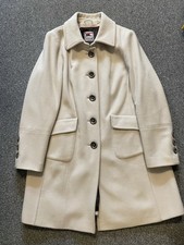 KSTN By Kirsten Cashmere Wool Mix Ladies Coat Beige 16 Bellandi Italian Fabric