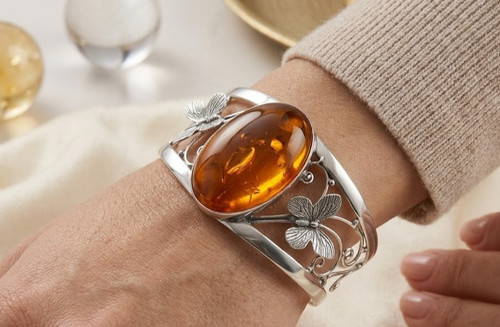 Designer amber cuff - designer,