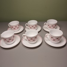Arcopal Milk Glass Cups &
