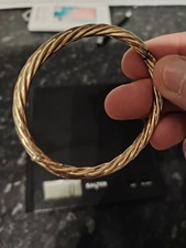 9 CT Gold Bangle  Approximately 9g  Scrap or Wear Stamped 375