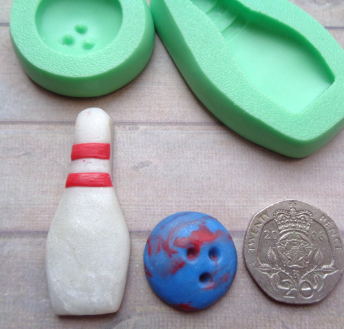 Mini craft mould set ten - mould, pin