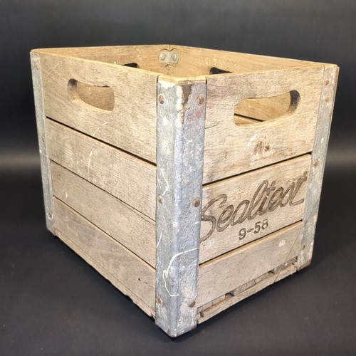 Sealtest milk bottle wood - milk,