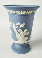 Wedgwood Jasperware Blue Vase