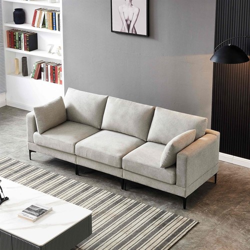 Seater grey living - grey, room