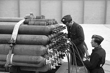 Barrage Balloon canisters at