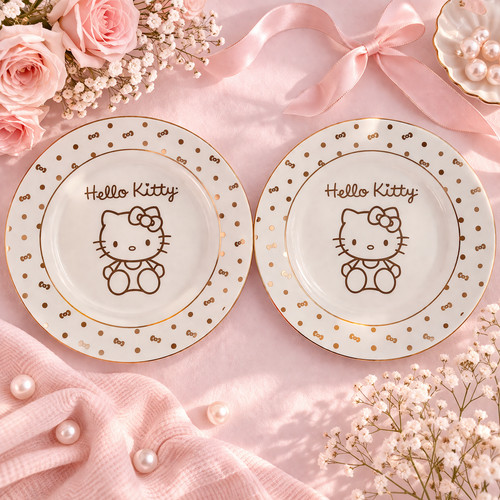 New hello kitty dinner plate - dinner,