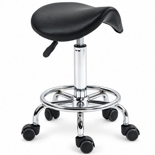 Homcom rolling saddle chair - saddle,