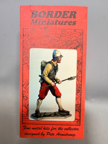 Border miniatures white metal - border,