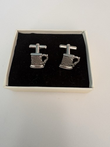 Vintage beer tankard cufflinks - tankard,