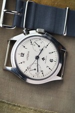 Lemania Series 3 Non-Lume Royal Navy Nuclear Submarine Chronograph