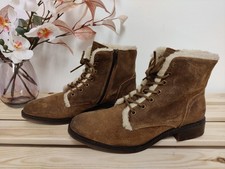 FAT FACE BROWN ANKLE BOOTS UK