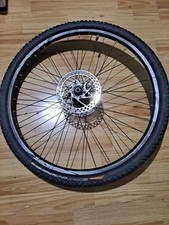 26" Rear double wall alloy Bike wheel with 160mm Disk Brake Continental Tyre 