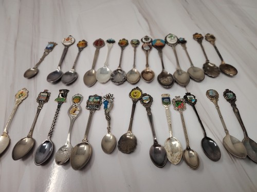 Souvenir tea spoons - souvenir, bundle