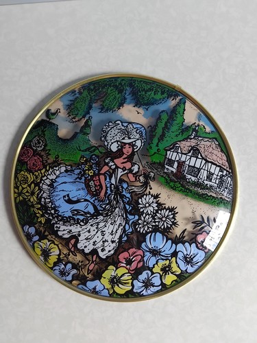 Vintage crinoline lady glass - vintage,