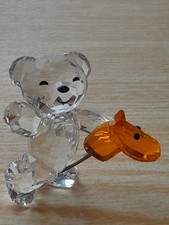 Swarovski CRYSTAL KRIS BEAR RIDEALONG HOBBY HORSE NO BOX