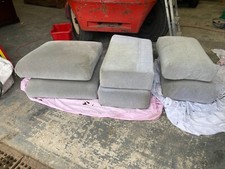 Grey Fabric Sofa Cushions - for 2 seater
