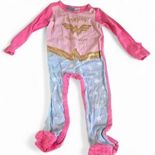 Wonder Woman Pink Baby Romper