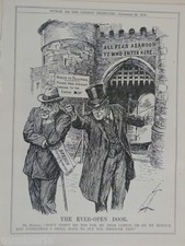 7x10" punch cartoon 1913 THE