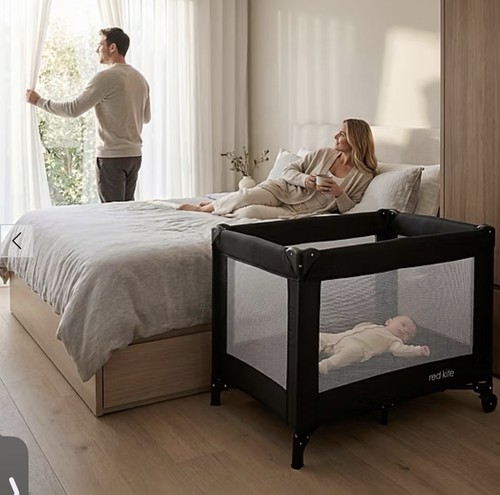 Red kite sleeptight travel cot - kite,