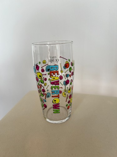 Beavertown neck oil pint glass - beavertown,