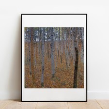 Art print Klimt Beech Forest