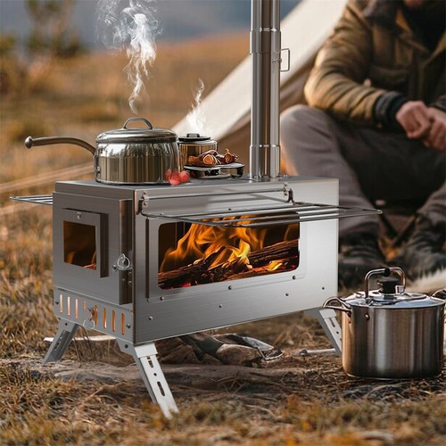 Stainless steel camping wood - steel,
